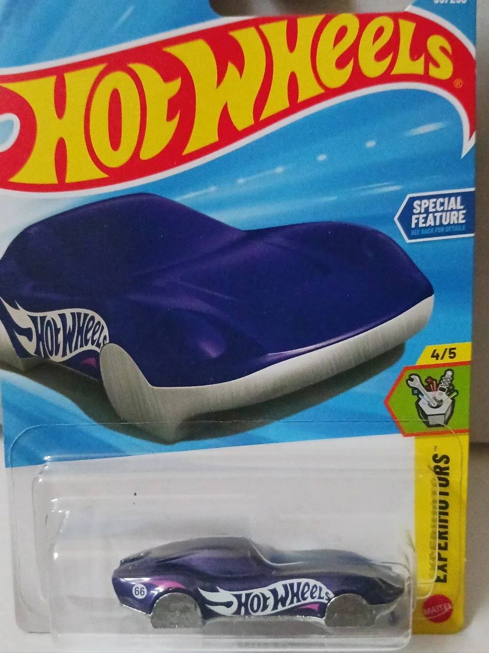 Mattel Purple and White Coupé Clip - HW Experimotors